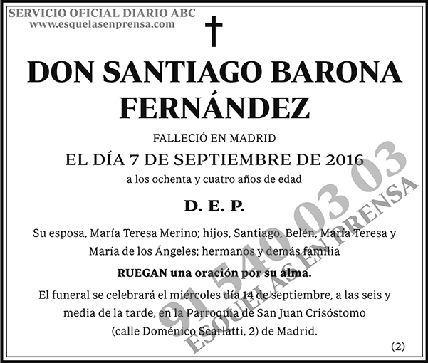 Santiago Barona Fernández
